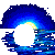   Moon and Sea Scape